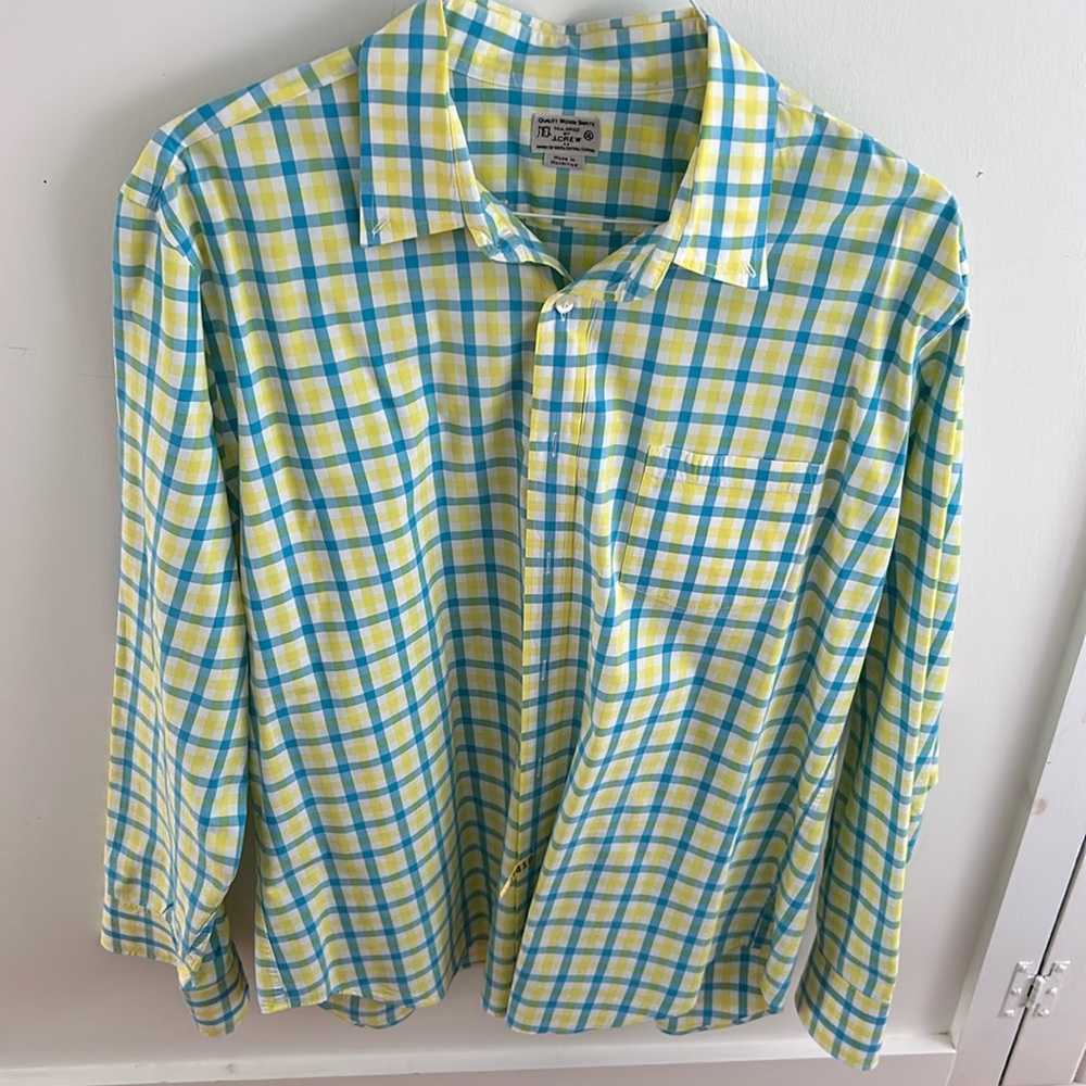 JCrew men button down tailored fit